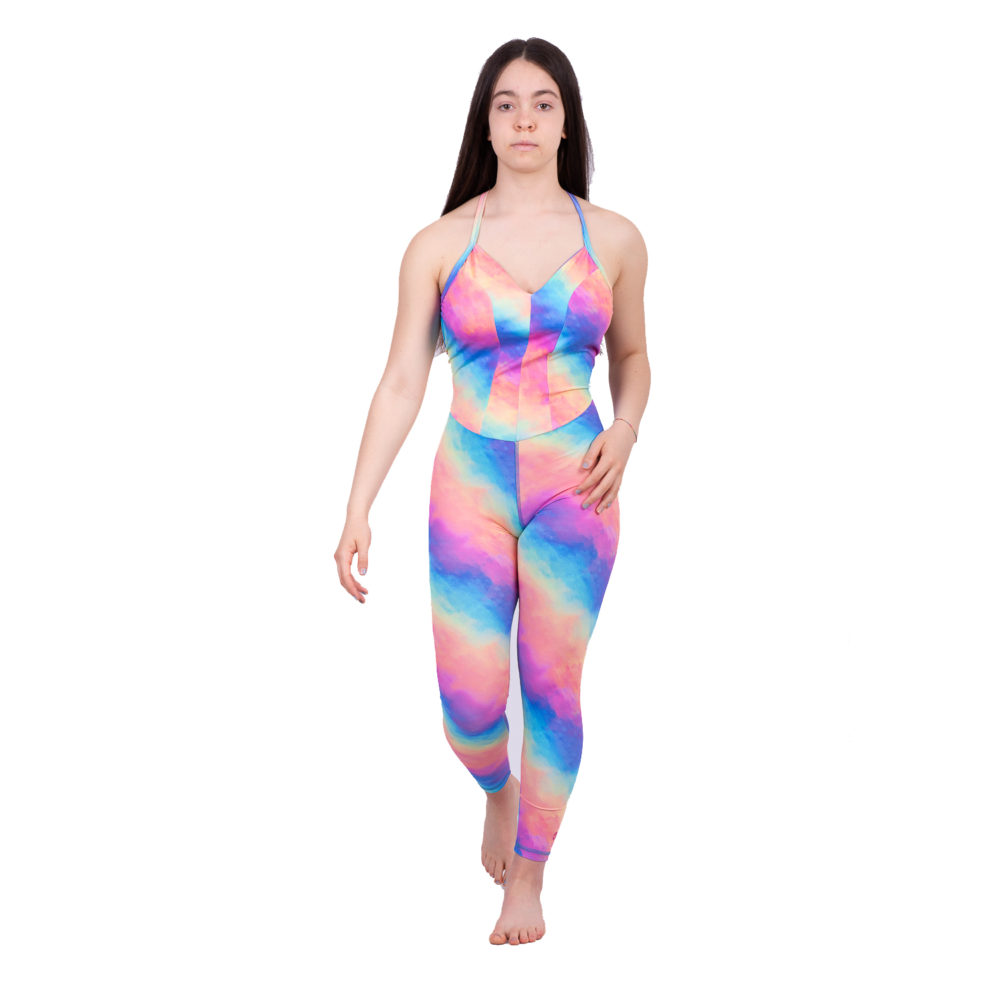 Women's sports jumpsuit Rainbow Eco Jumpsuit