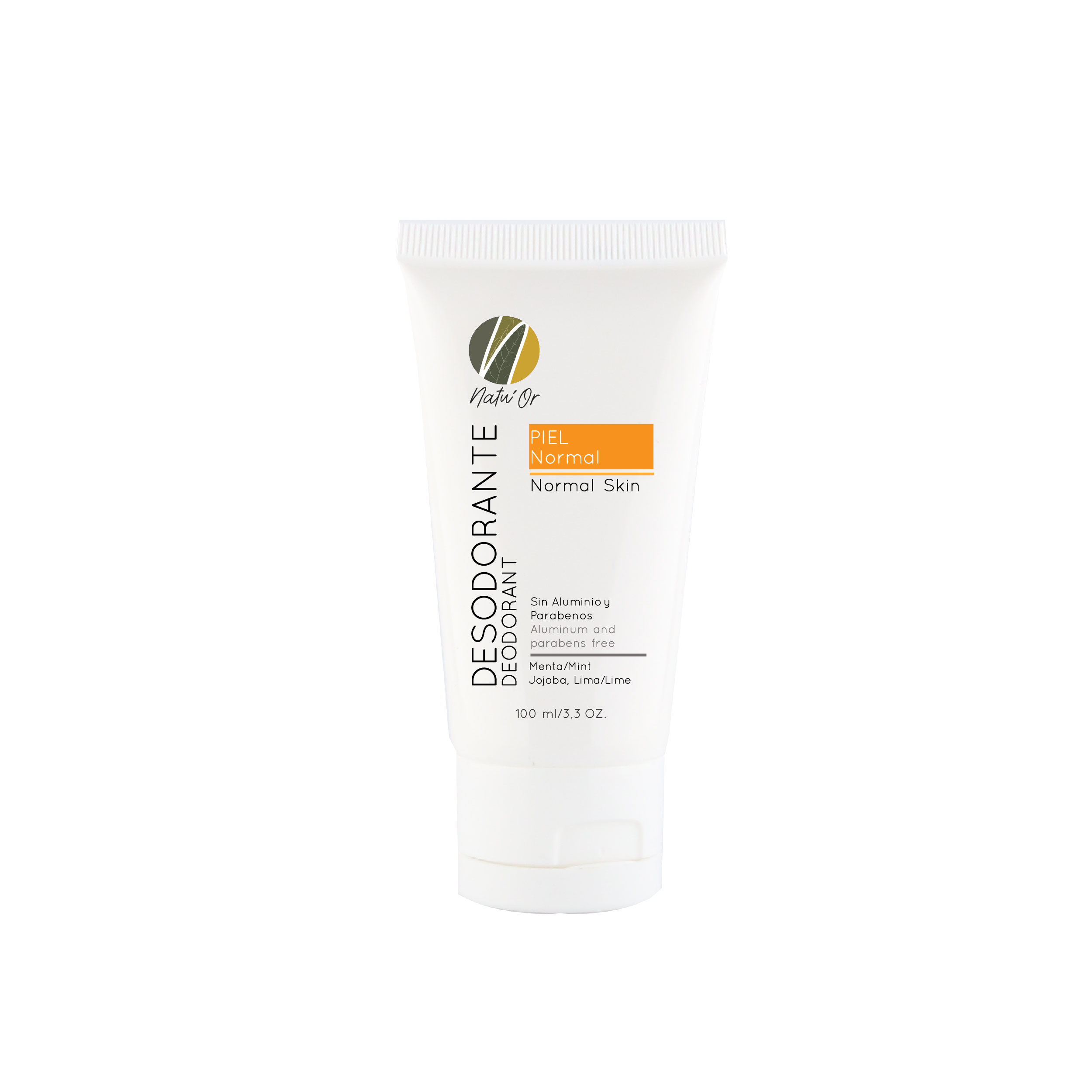 DESODORANTE NATURAL, BIO Y VEGANO EN CREMA PIELES NORMALES 100 ML