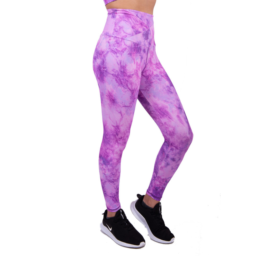 Legging Deportivo Mujer Purple Sky Eco Talle Alto
