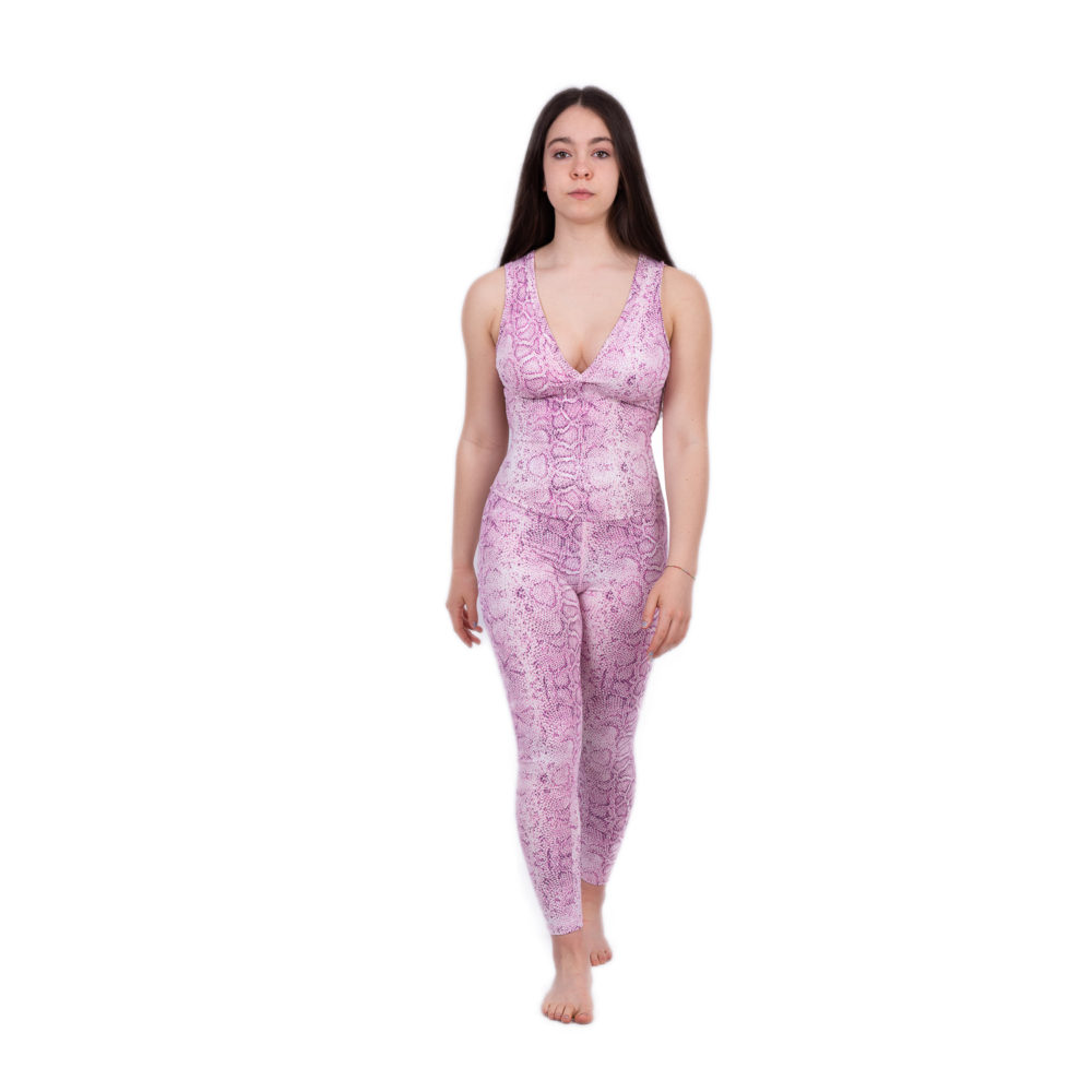 Mono Deportivo Mujer Enterizo Pink Snake Eco