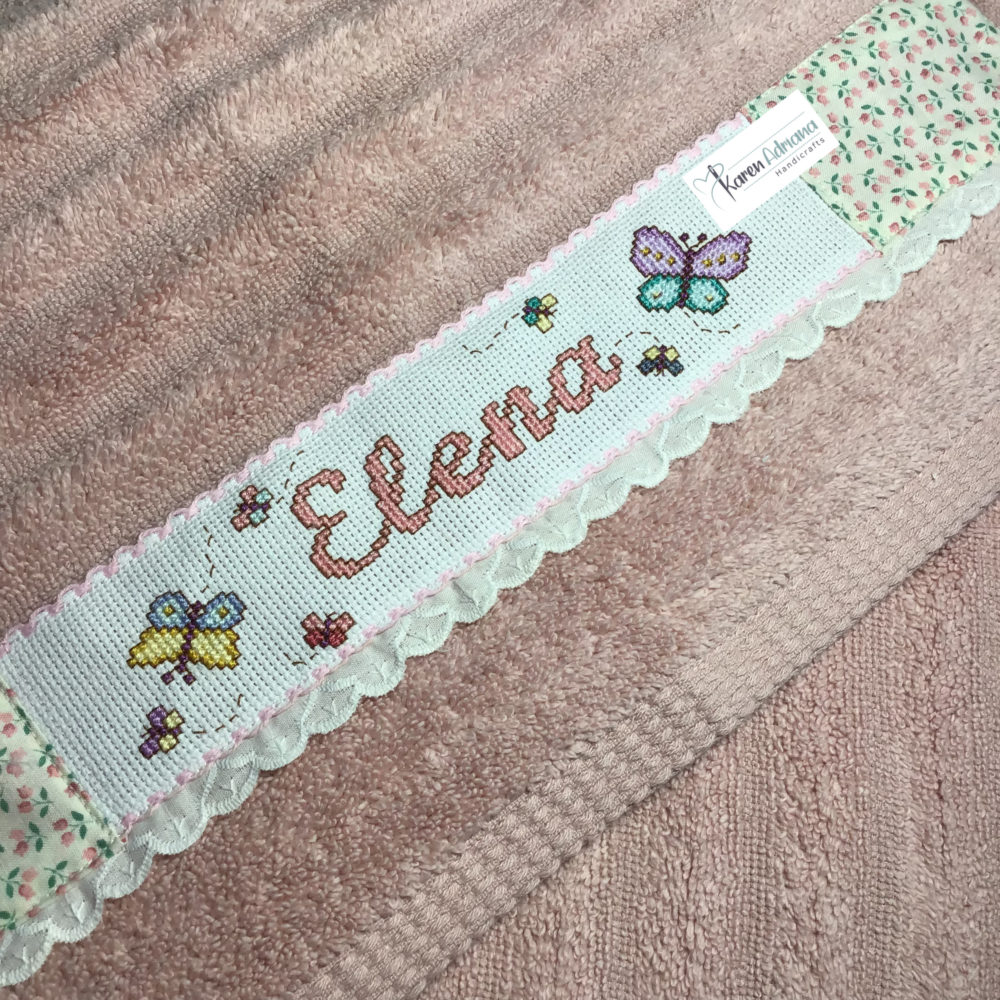 TOALLA PERSONALIZADA MARIPOSAS
