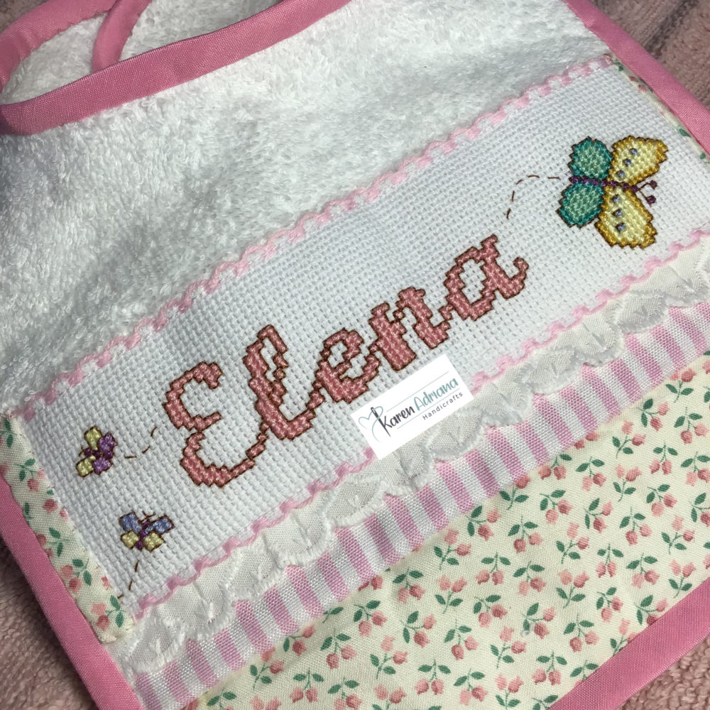 BABERO BORDADO PARA BEBÉ