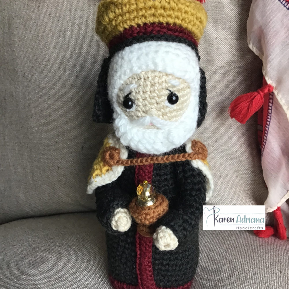 Rey Mago Melchor (Amigurumi) Serie Nacimiento